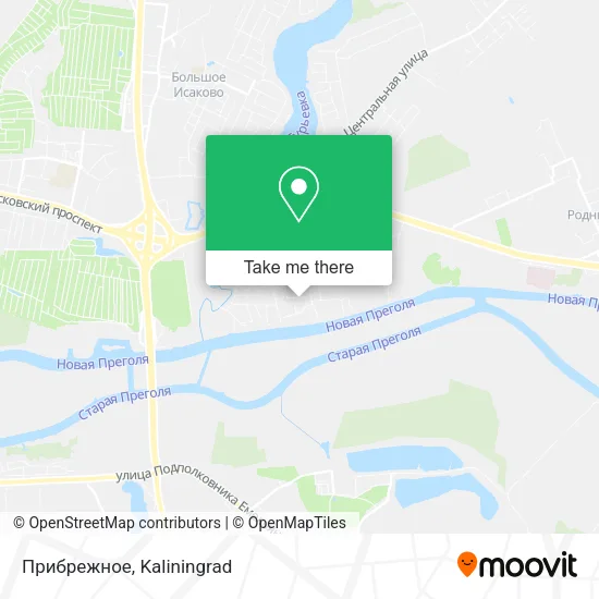 Прибрежное map