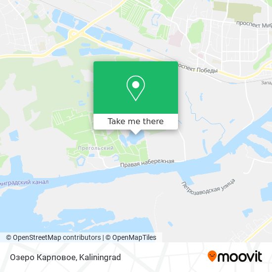 Озеро Карповое map