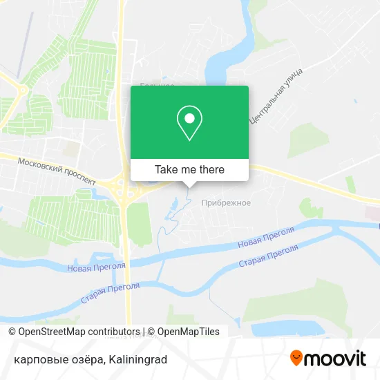 карповые озёра map