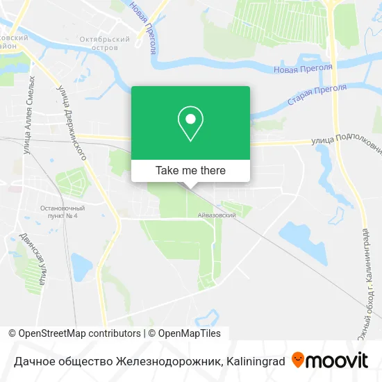 Дачное общество Железнодорожник map