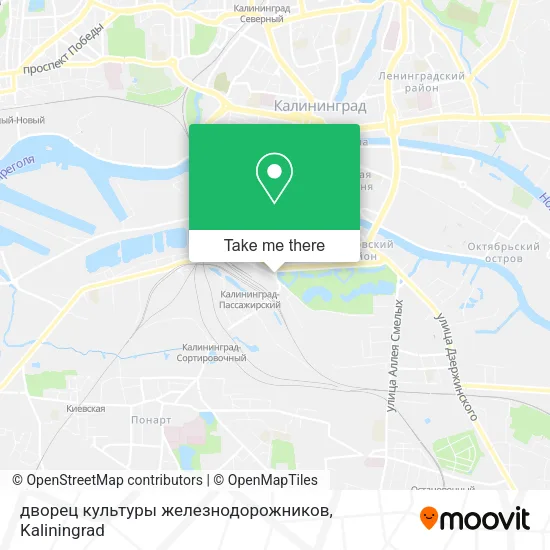 дворец культуры железнодорожников map