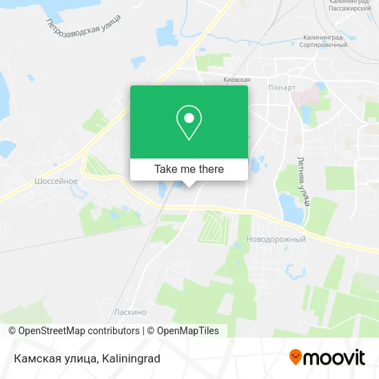 Камская улица map