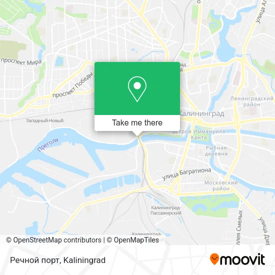 Речной порт map