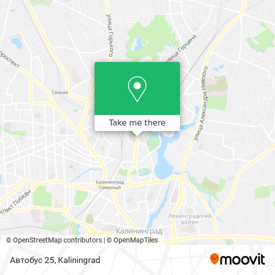 Автобус 25 map
