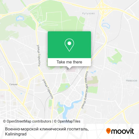 Военно-морской клинический госпиталь map