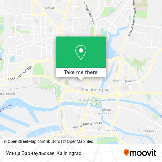Улица Барнаульская map