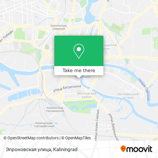 Эпроновская улица map