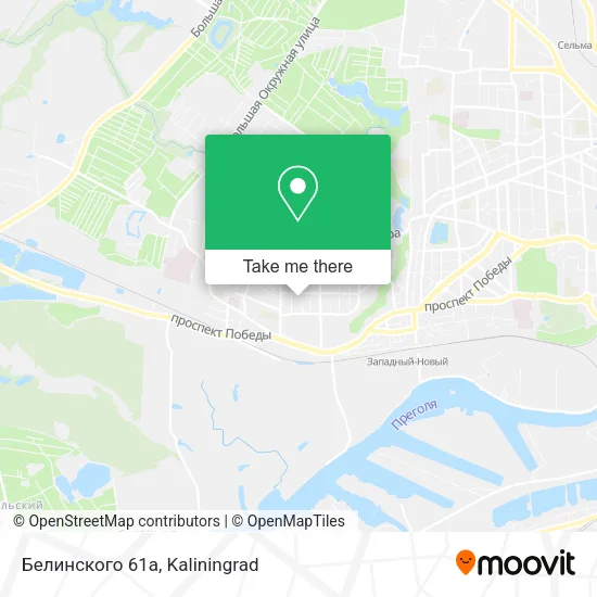 Белинского 61а map