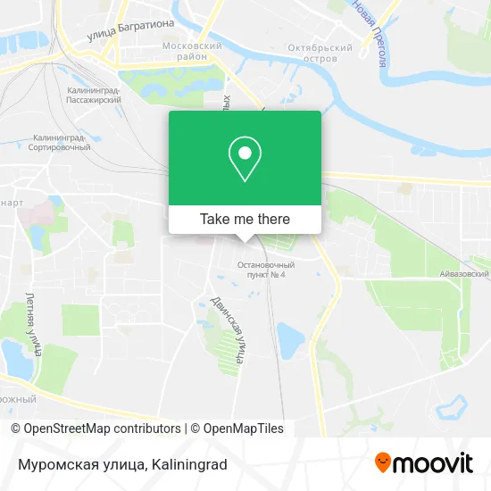 Муромская улица map