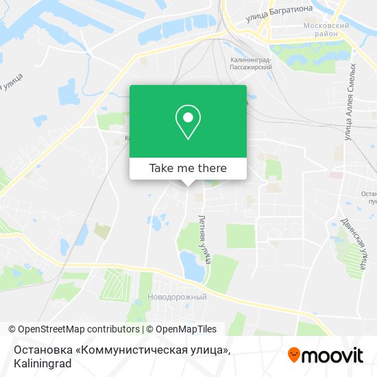 Остановка «Коммунистическая улица» map