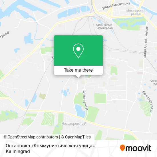Остановка «Коммунистическая улица» map