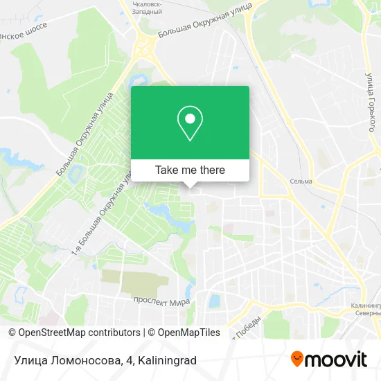 Улица Ломоносова, 4 map