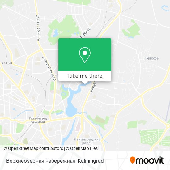 Верхнеозерная набережная map