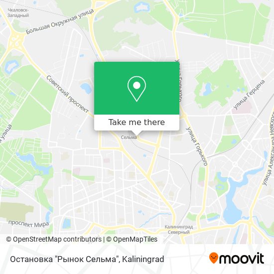 Остановка "Рынок Сельма" map