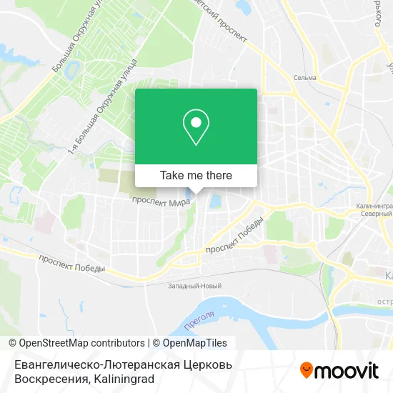 Евангелическо-Лютеранская Церковь Воскресения map