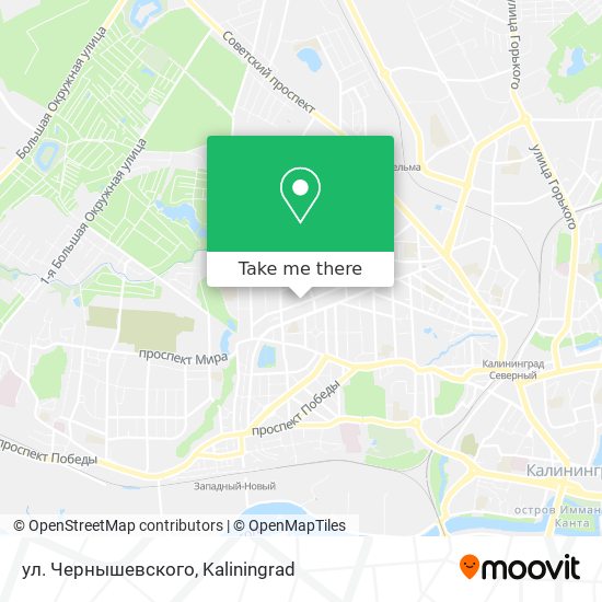 ул. Чернышевского map