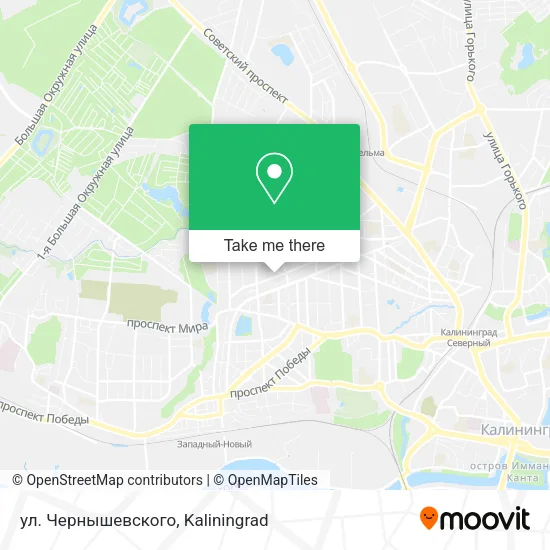 ул. Чернышевского map