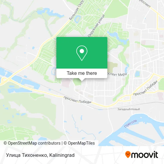 Улица Тихоненко map