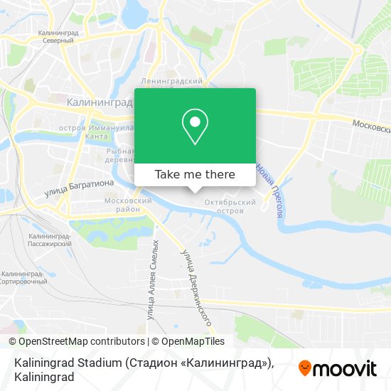Kaliningrad Stadium (Стадион «Калининград») map