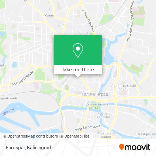 Eurospar map