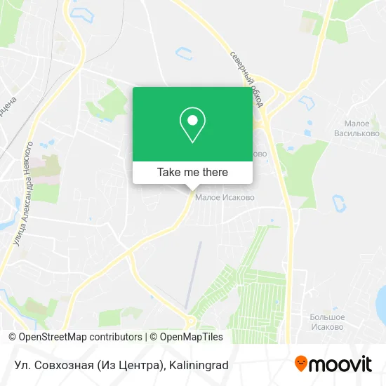 Ул. Совхозная (Из Центра) map