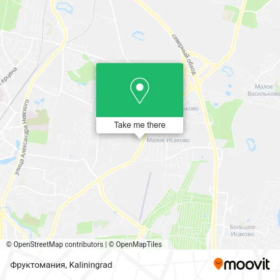 Фруктомания map
