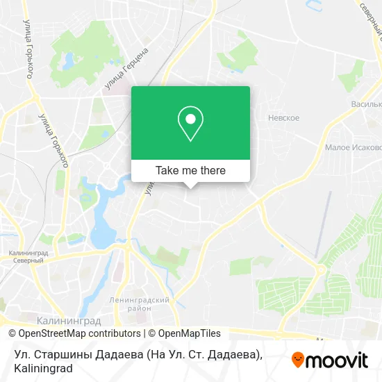 Ул. Старшины Дадаева (На Ул. Ст. Дадаева) map