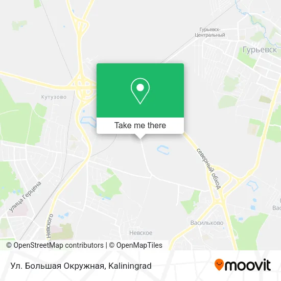 Ул. Большая Окружная map