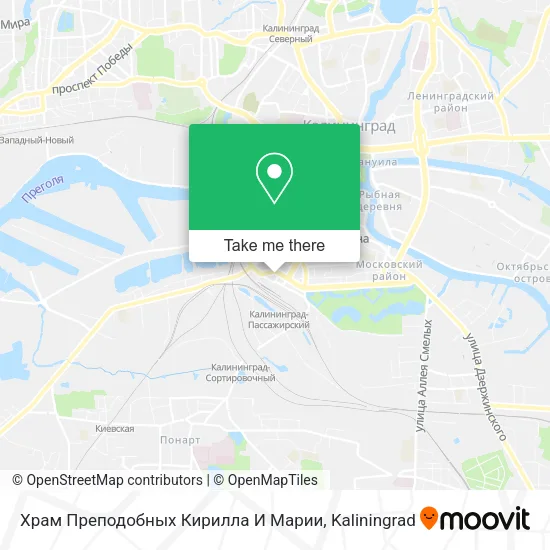 Храм Преподобных Кирилла И Марии map