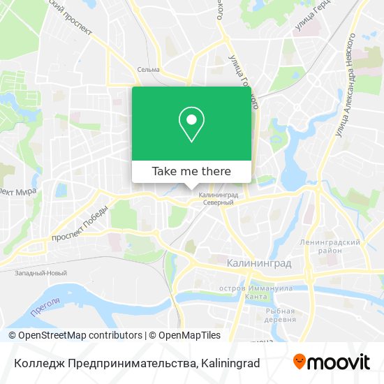 Колледж Предпринимательства map