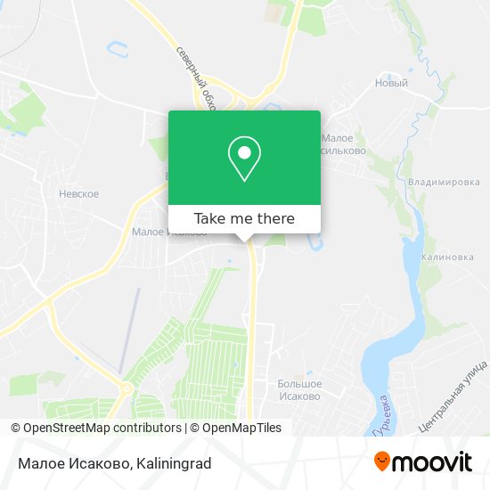 Малое Исаково map