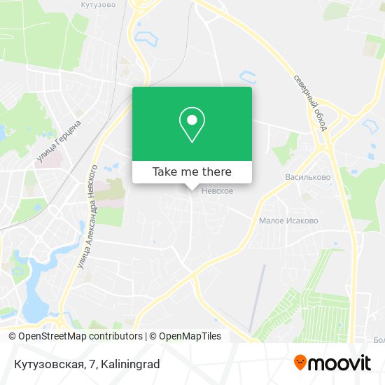 Кутузовская, 7 map