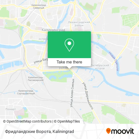 Фридландские Ворота map