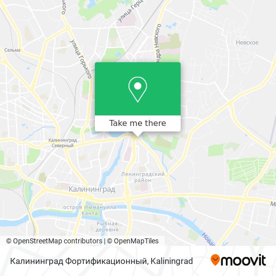 Калининград Фортификационный map