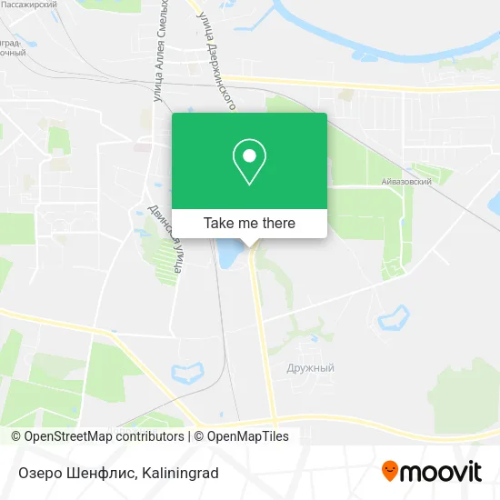 Озеро Шенфлис map