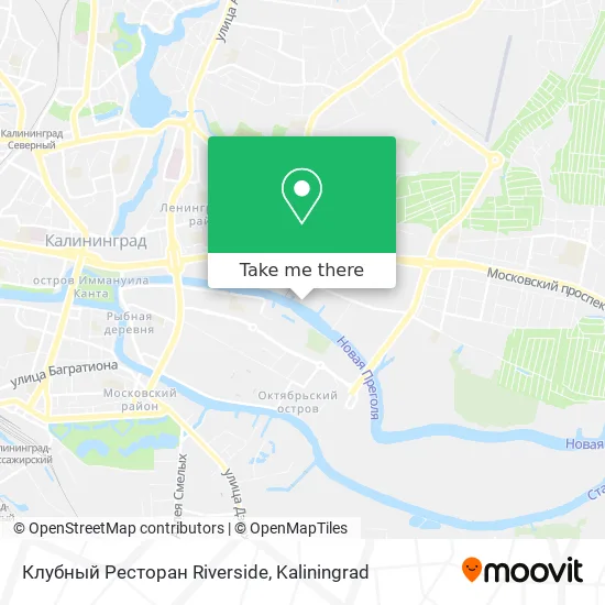 Клубный Ресторан Riverside map