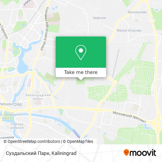 Суздальский Парк map