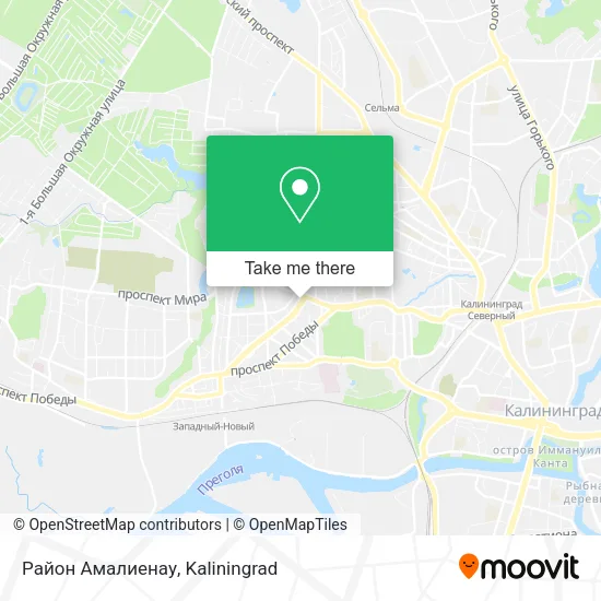Район Амалиенау map