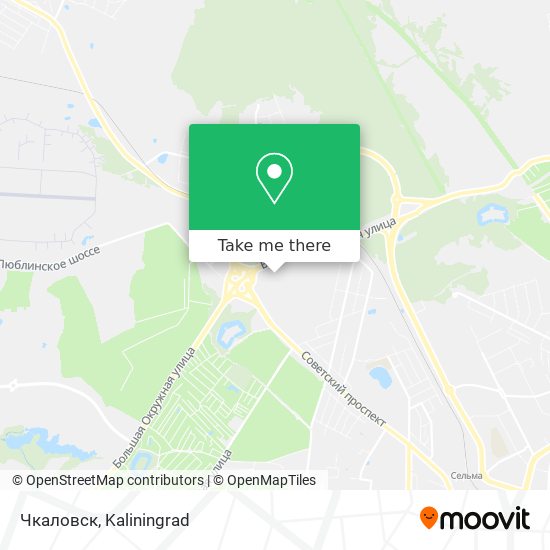 Чкаловск map
