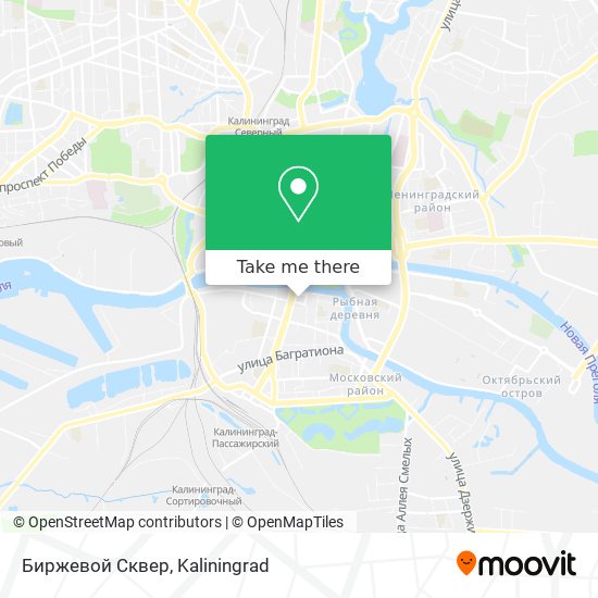 Биржевой Сквер map