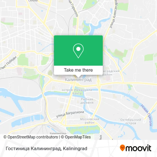 Гостиница Калининград map