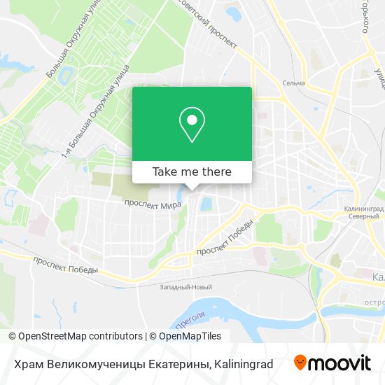 Храм Великомученицы Екатерины map