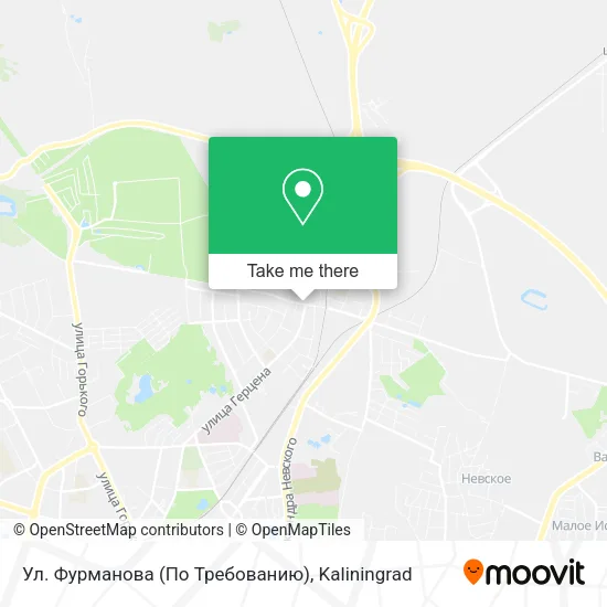 Ул. Фурманова (По Требованию) map