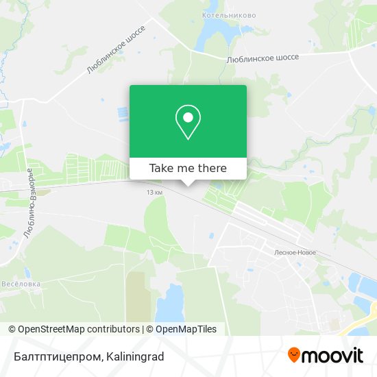 Балтптицепром map