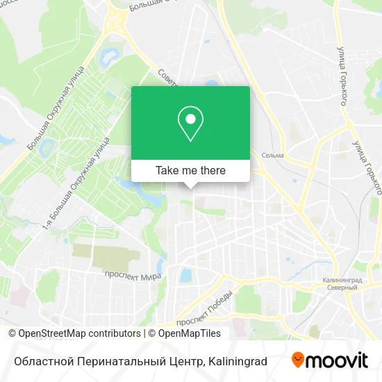 Областной Перинатальный Центр map