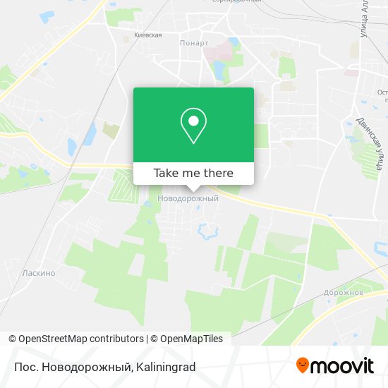 Пос. Новодорожный map