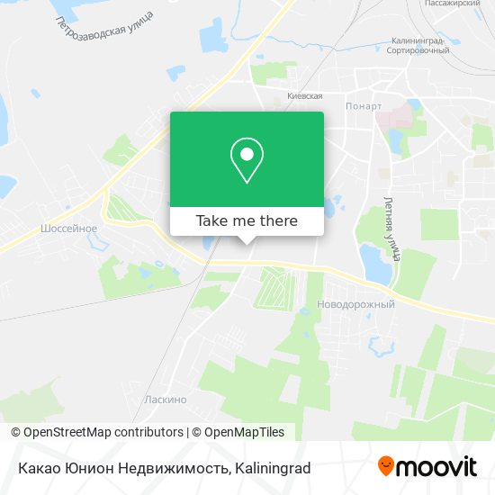 Какао Юнион Недвижимость map