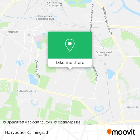 Натурово map