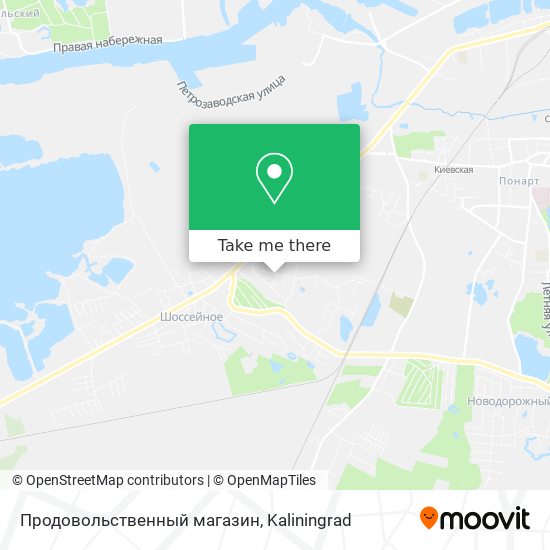 Продовольственный магазин map