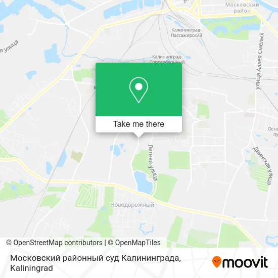 Московский районный суд Калининграда map